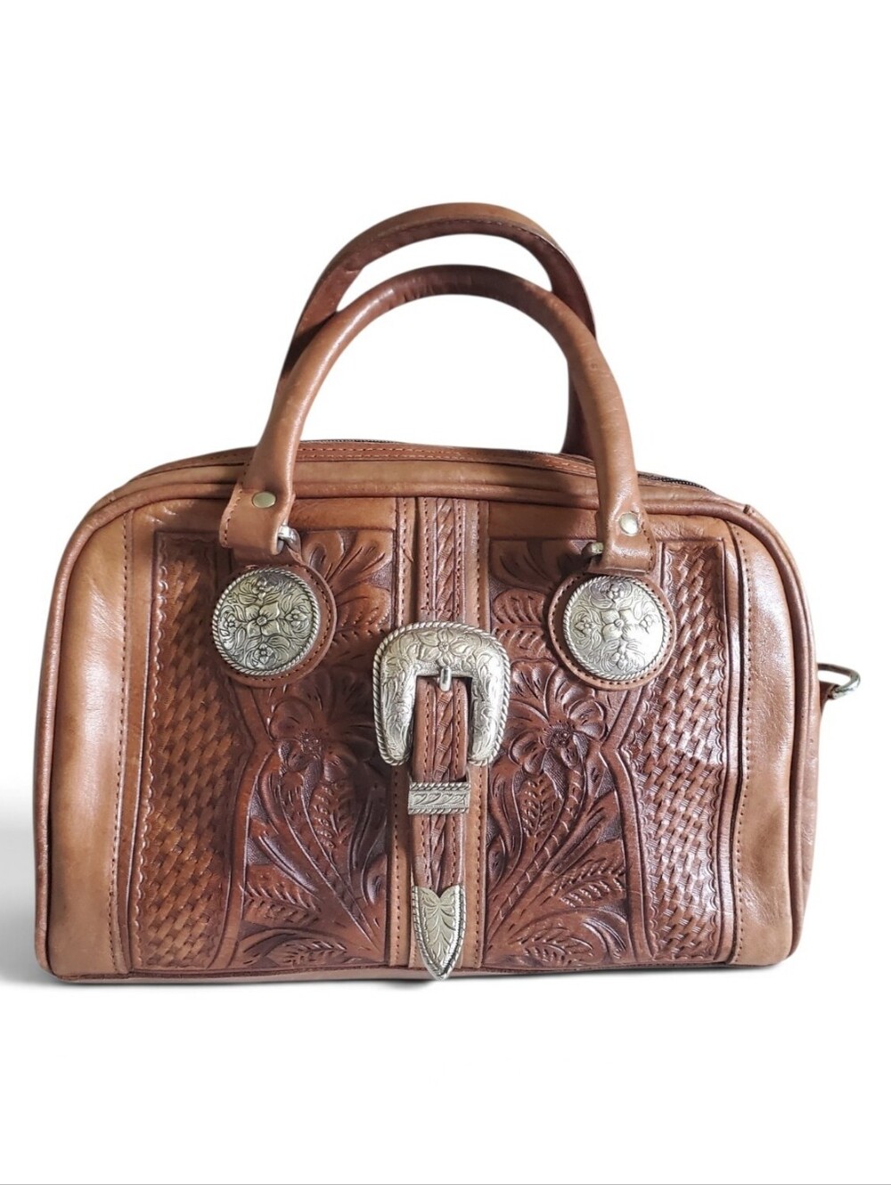 American West No. 39389 Handbag Leather Hand Crafted Vintage